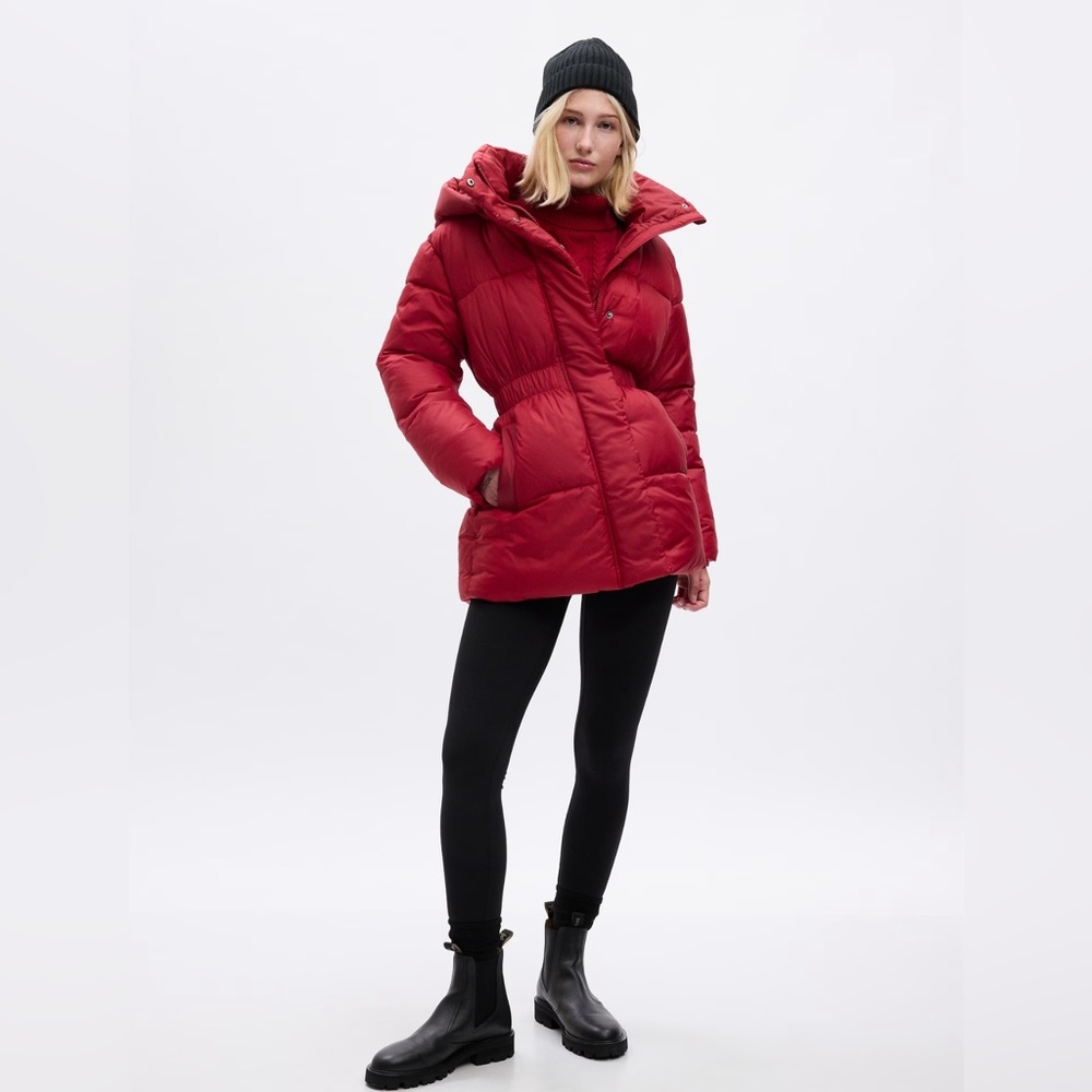 GAP Big Puff Cinch Waist Winter Jacket
